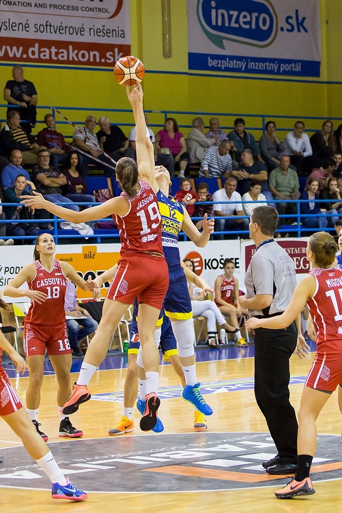 Úvodný rozskok Good Angels vs. Cassovia Košice