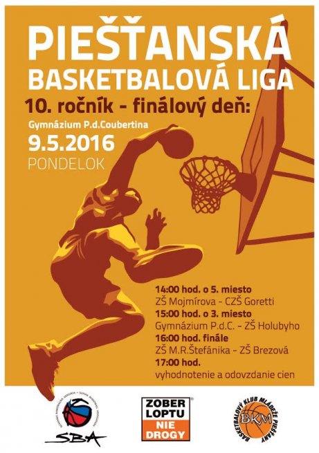 Piešťanská basketbalová liga, finálový turnaj, 10. ročník