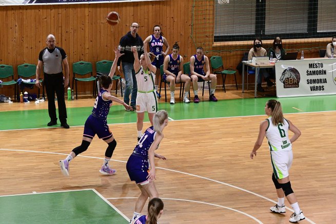 ŠBK Šamorín vs. BAM Poprad, Tatiana Bábiková (5) (Foto: Ladislav Dobsa)