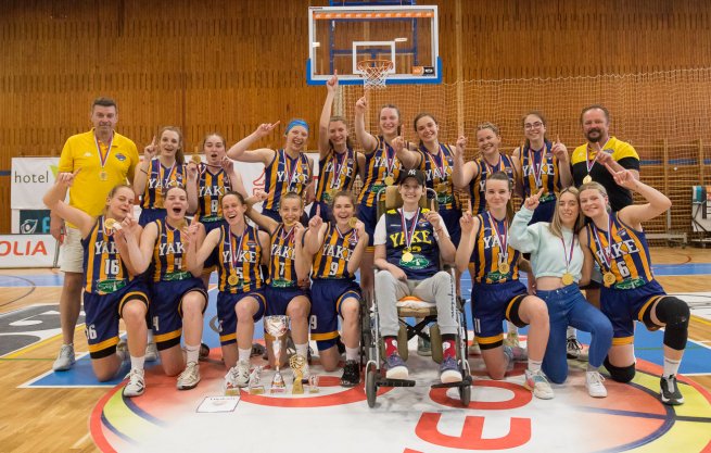 Young Angels U19 Košice, Majster Slovenska 2021/22 v kategórii Juniorky U19 (Foto: Jäzva)