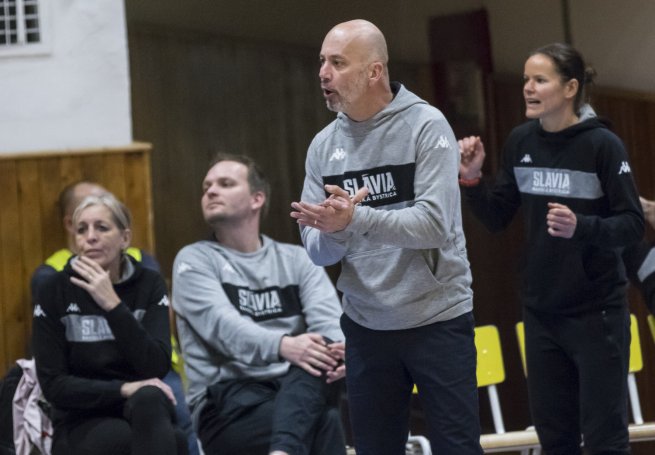 CBK Košice vs. Slávia Banská Bystrica, tréner Michálik (Foto: Jäzva)