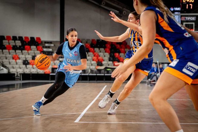 BC Slovan Bratislava vs. YOUNG ANGELS Košice, Isidora Tripkovič (5) (Foto: BC Slovan Bratislava)