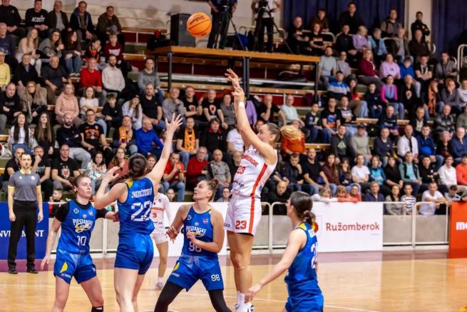 MBK Ružomberok vs. Piešťanské Čajky, Oľga Jackovec (23) (Foto: MBK Ružombberok)