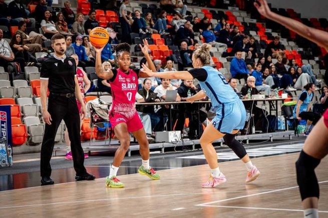 BC Slovan Bratsilava vs. Slávia ŠKP Banská Bystrica, Keondria Calloway (0) (Foto: BC Slovan Bratislava)