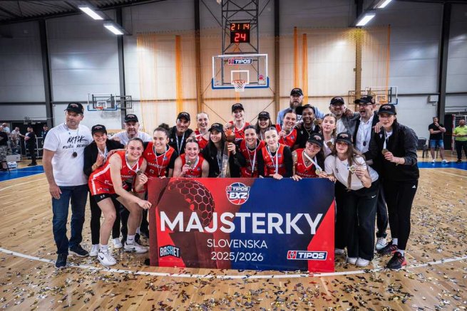 MBK Ružomberok, majster Slovenska v sezóne 2025/26 (Foto: Kristián Kováč)